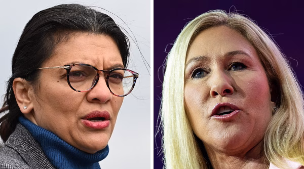 Navigation to Story: Marjorie Taylor Greene and Rashida Tlaib vote ‘present’ on resolution to condemn antisemitic attacks